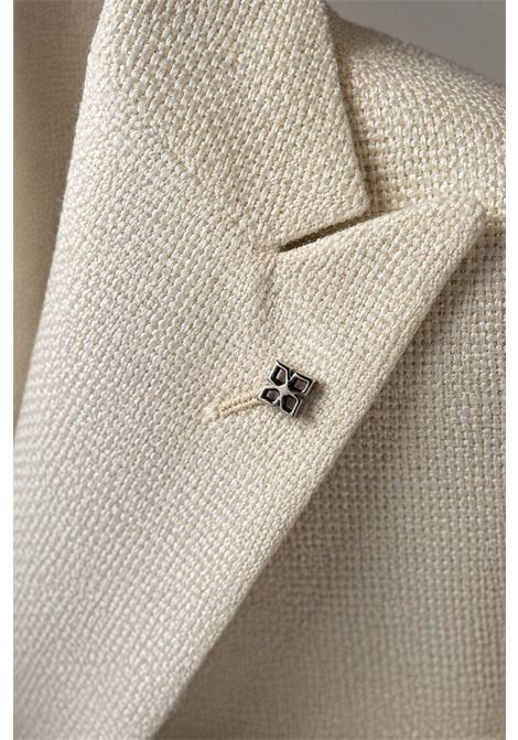 Giacca sartoriale Tagliatore panna in lana e lino  Made in Italy TAGLIATORE | GIACCHE | 1SMC26K 470001x3234